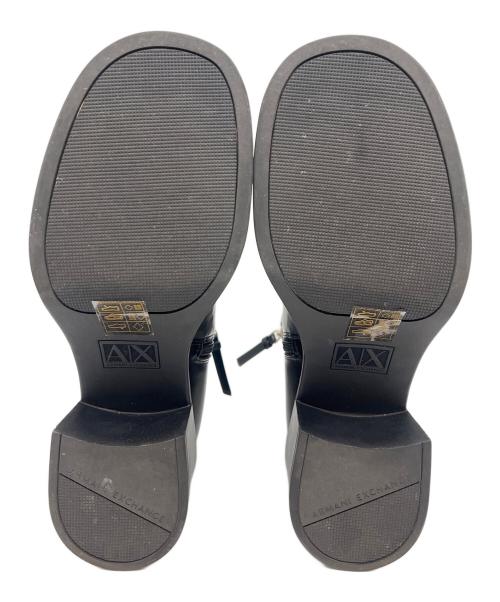 ARMANI EXCHANGE（アルマーニ エクスチェンジ）ARMANI EXCHANGE (アルマーニ エクスチェンジ) <オンライン限定>チェルシーブーツ ブラック サイズ:SIZE 38の古着・服飾アイテム