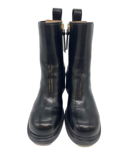 ARMANI EXCHANGE（アルマーニ エクスチェンジ）ARMANI EXCHANGE (アルマーニ エクスチェンジ) <オンライン限定>チェルシーブーツ ブラック サイズ:SIZE 38の古着・服飾アイテム