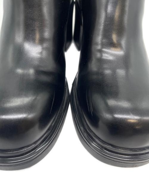 ARMANI EXCHANGE（アルマーニ エクスチェンジ）ARMANI EXCHANGE (アルマーニ エクスチェンジ) <オンライン限定>チェルシーブーツ ブラック サイズ:SIZE 38の古着・服飾アイテム