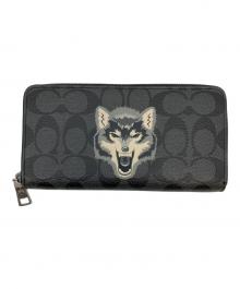 COACH（コーチ）の古着「長財布」｜ブラック