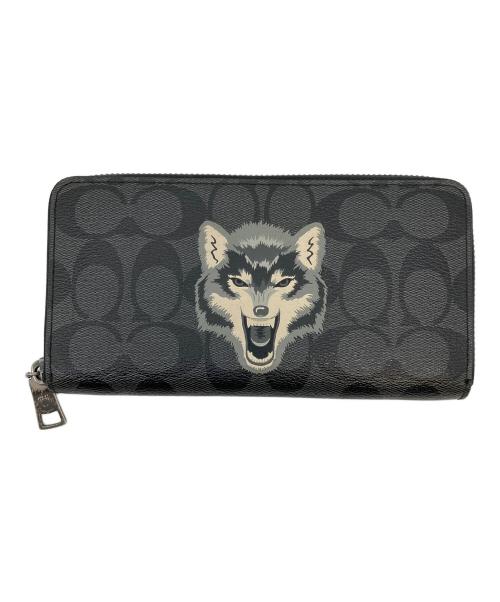 COACH（コーチ）COACH (コーチ) 長財布 ブラックの古着・服飾アイテム