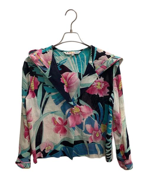 LEONARD SPORT（レオナール スポーツ）LEONARD SPORT (レオナール スポーツ) 長袖ブラウス マルチカラー サイズ:SIZE 42の古着・服飾アイテム