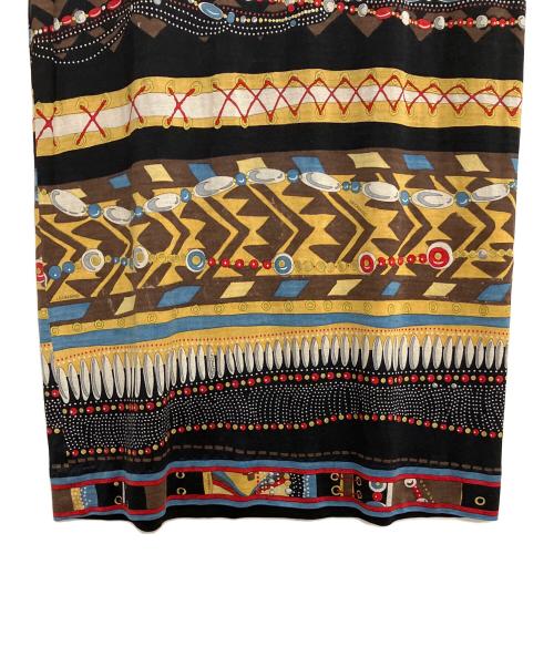 LEONARD（レオナール）LEONARD (レオナール) 総柄長袖ワンピース マルチカラー サイズ:SIZE Lの古着・服飾アイテム