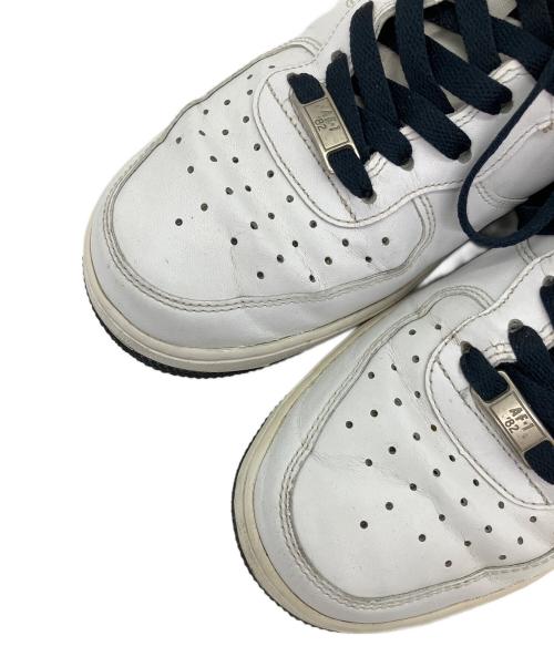 NIKE（ナイキ）NIKE (ナイキ) AIR FORCE 1 MID ‘07 ホワイト×ブルー サイズ:SIZE 27.5cmの古着・服飾アイテム