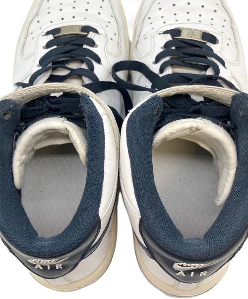 NIKE（ナイキ）NIKE (ナイキ) AIR FORCE 1 MID ‘07 ホワイト×ブルー サイズ:SIZE 27.5cmの古着・服飾アイテム