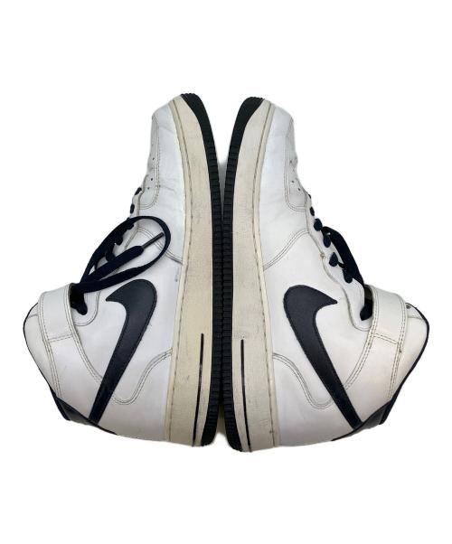NIKE（ナイキ）NIKE (ナイキ) AIR FORCE 1 MID ‘07 ホワイト×ブルー サイズ:SIZE 27.5cmの古着・服飾アイテム