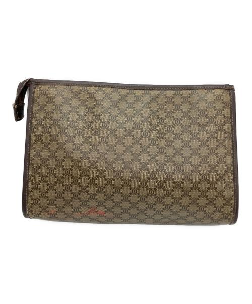 CELINE（セリーヌ）CELINE (セリーヌ) セカンドバッグ ブラウンの古着・服飾アイテム