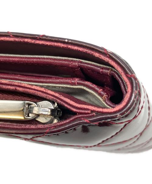 CHANEL（シャネル）CHANEL (シャネル) 2つ折り財布 ワインレッドの古着・服飾アイテム