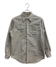 is-ness（イズネス）の古着「シャツジャケット」｜ネイビー×ホワイト