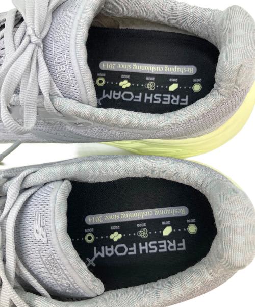 NEW BALANCE（ニューバランス）NEW BALANCE (ニューバランス) Fresh Foam X 1080V14 グレー×イエロー サイズ:SIZE 27cmの古着・服飾アイテム