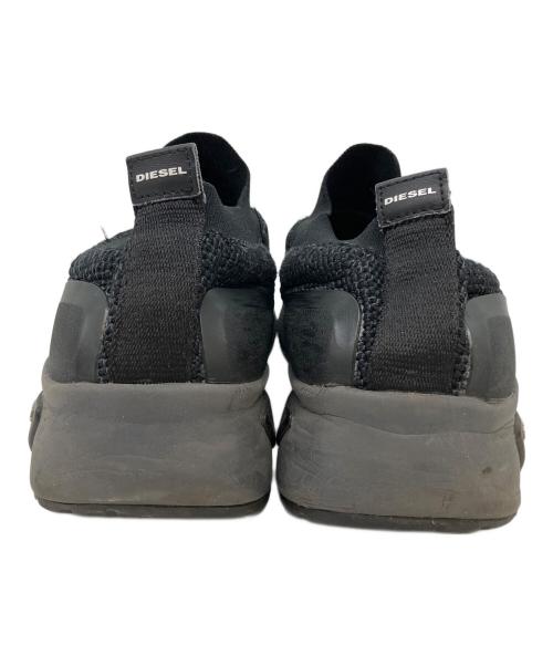 DIESEL（ディーゼル）DIESEL (ディーゼル) ローカットスニーカー ブラック サイズ:SIZE 27cmの古着・服飾アイテム