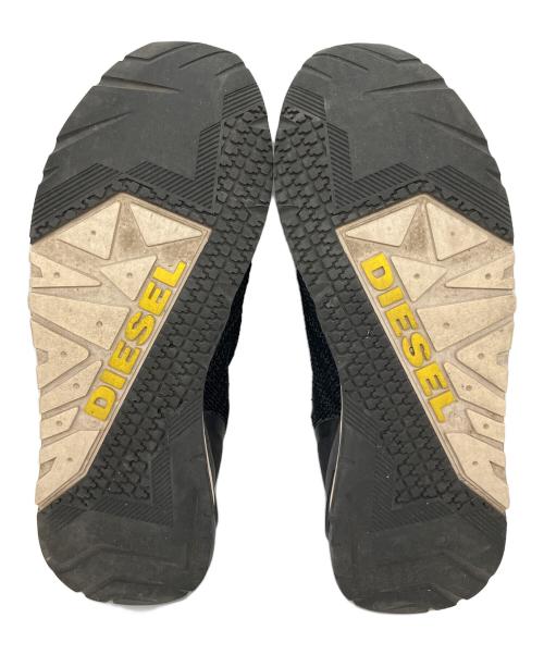 DIESEL（ディーゼル）DIESEL (ディーゼル) ローカットスニーカー ブラック サイズ:SIZE 27cmの古着・服飾アイテム