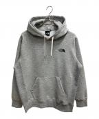 THE NORTH FACEザ ノース フェイス）の古着「バックスクエアロゴフーディ」｜グレー