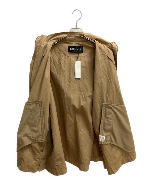 LOUNIE（ルーニー）LOUNIE (ルーニー) ジップコート ベージュ サイズ:SIZE 38 未使用品の古着・服飾アイテム