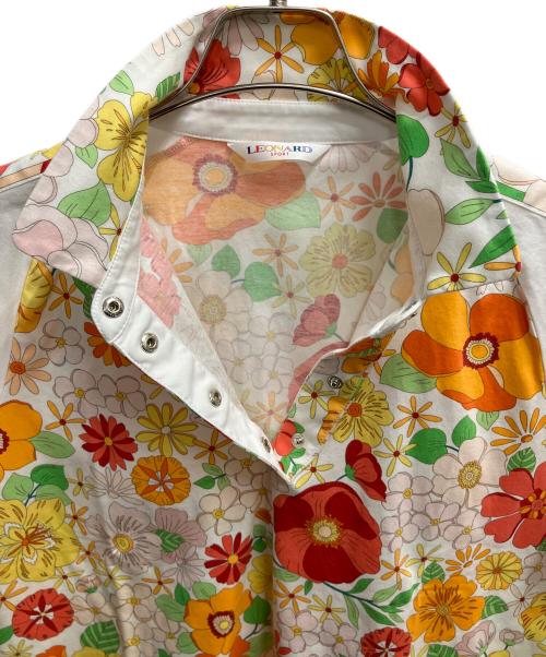 LEONARD SPORT（レオナール スポーツ）LEONARD SPORT (レオナール スポーツ) ポロシャツ ホワイト サイズ:SIZE 44の古着・服飾アイテム
