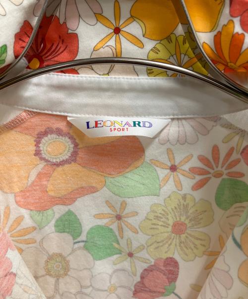 LEONARD SPORT（レオナール スポーツ）LEONARD SPORT (レオナール スポーツ) ポロシャツ ホワイト サイズ:SIZE 44の古着・服飾アイテム