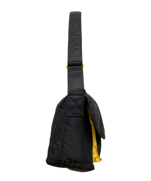 PORTER（ポーター）PORTER (ポーター) BEAMS (ビームス) TANKER MESSENGER BAG ブラック×イエローの古着・服飾アイテム