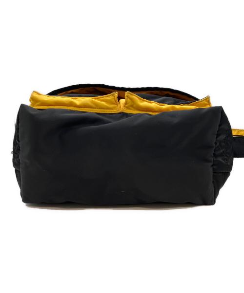 PORTER（ポーター）PORTER (ポーター) BEAMS (ビームス) TANKER MESSENGER BAG ブラック×イエローの古着・服飾アイテム
