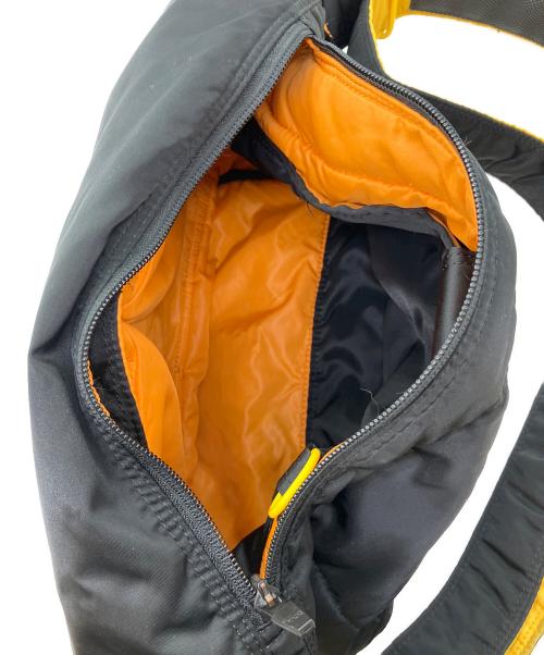 PORTER（ポーター）PORTER (ポーター) BEAMS (ビームス) TANKER MESSENGER BAG ブラック×イエローの古着・服飾アイテム