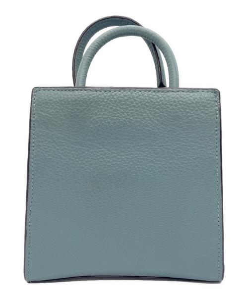 COACH（コーチ）COACH (コーチ) ミニ ペッパー クロスボディ ロゴ 2WAYバッグ ブルーの古着・服飾アイテム