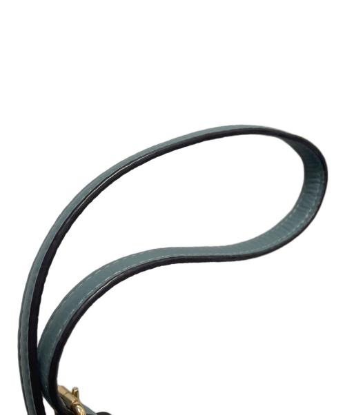 COACH（コーチ）COACH (コーチ) ミニ ペッパー クロスボディ ロゴ 2WAYバッグ ブルーの古着・服飾アイテム