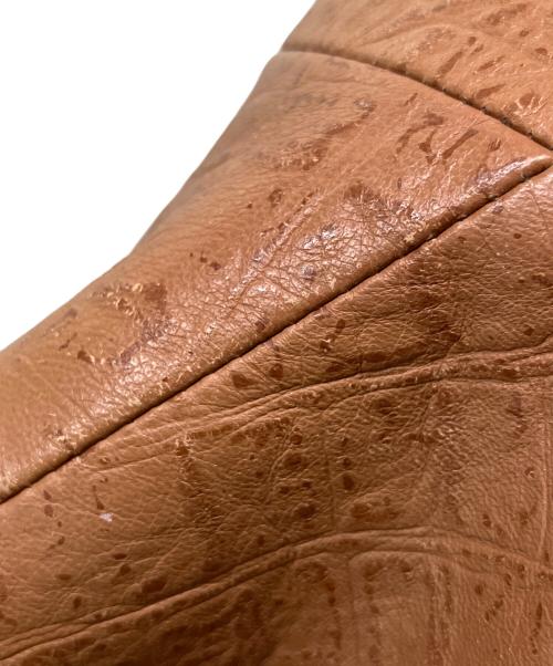 BALMAIN（バルマン）BALMAIN (バルマン) レザージャケット ブラウン サイズ:9号の古着・服飾アイテム