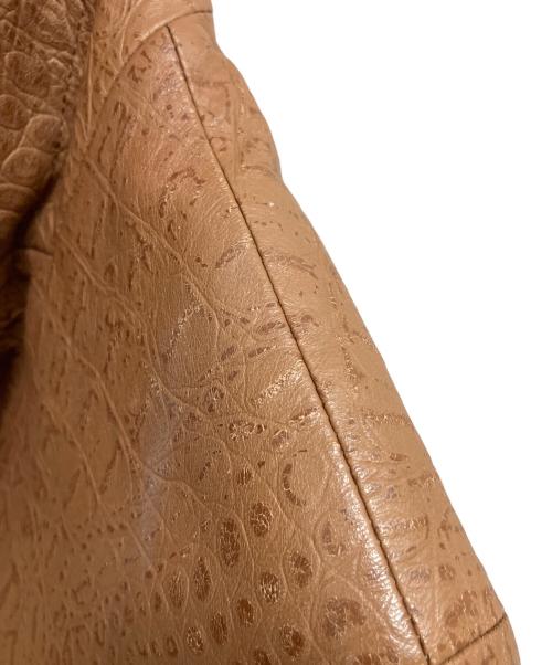 BALMAIN（バルマン）BALMAIN (バルマン) レザージャケット ブラウン サイズ:9号の古着・服飾アイテム