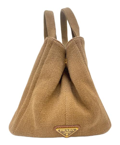 PRADA CANDY(1)（プラダ）PRADA CANDY(1) (プラダ) カナパL トートバッグ ブラウンの古着・服飾アイテム