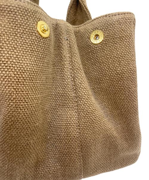 PRADA CANDY(1)（プラダ）PRADA CANDY(1) (プラダ) カナパL トートバッグ ブラウンの古着・服飾アイテム