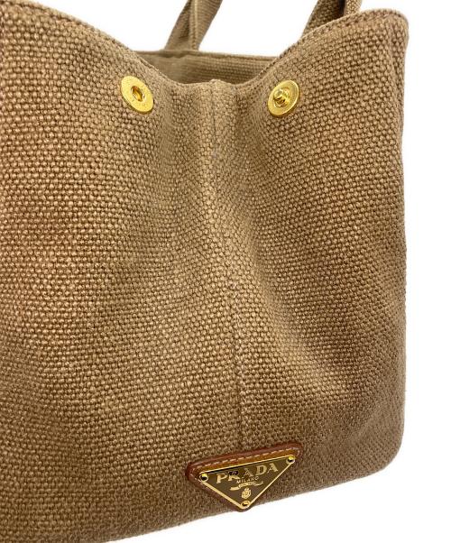 PRADA CANDY(1)（プラダ）PRADA CANDY(1) (プラダ) カナパL トートバッグ ブラウンの古着・服飾アイテム