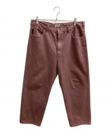 SEDAN ALL-PURPOSE（セダンオールパーパス）の古着「Overdyed Work Jeans デニムパンツ」｜パープル