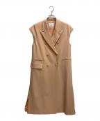 Ameriアメリ）の古着「ロングベスト」｜ピンク