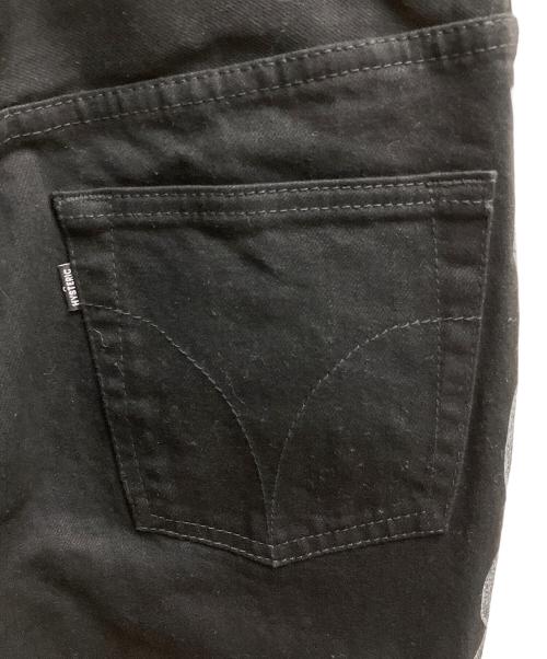 Hysteric Glamour（ヒステリックグラマー）Hysteric Glamour (ヒステリックグラマー) SNAKE LOOP　デニムパンツ ブラック サイズ:SIZE 63.5cm (W25)の古着・服飾アイテム