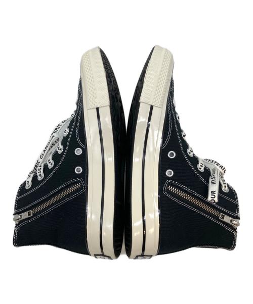 Hysteric Glamour（ヒステリックグラマー）Hysteric Glamour (ヒステリックグラマー) ハイカットスニーカー ブラック サイズ:SIZE 25cm 未使用品の古着・服飾アイテム