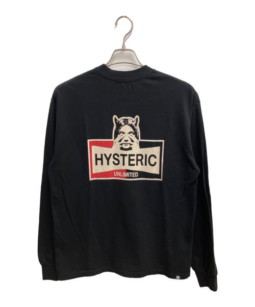 Hysteric Glamour（ヒステリックグラマー）Hysteric Glamour (ヒステリックグラマー) UNLIMITED　長袖カットソー ブラック サイズ:SIZE Mの古着・服飾アイテム