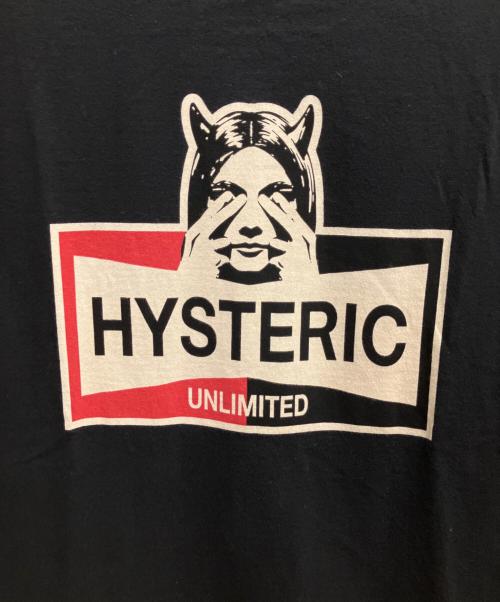Hysteric Glamour（ヒステリックグラマー）Hysteric Glamour (ヒステリックグラマー) UNLIMITED　長袖カットソー ブラック サイズ:SIZE Mの古着・服飾アイテム