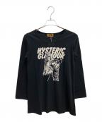 Hysteric Glamourヒステリックグラマー）の古着「VISIT EGYPT Tシャツ 長袖カットソー」｜ブラック