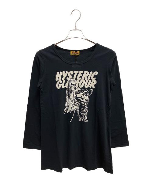 Hysteric Glamour（ヒステリックグラマー）Hysteric Glamour (ヒステリックグラマー) VISIT EGYPT Tシャツ 長袖カットソー ブラック サイズ:SIZE Free 未使用品の古着・服飾アイテム
