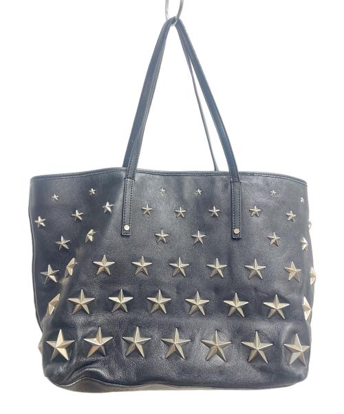 JIMMY CHOO（ジミーチュウ）JIMMY CHOO (ジミーチュウ) SASHA/M トートバッグ ブラックの古着・服飾アイテム