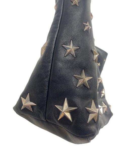 JIMMY CHOO（ジミーチュウ）JIMMY CHOO (ジミーチュウ) SASHA/M トートバッグ ブラックの古着・服飾アイテム