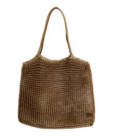 ANTEPRIMA（アンテプリマ）の古着「ワイヤーバッグ　トートバッグ」｜ゴールド