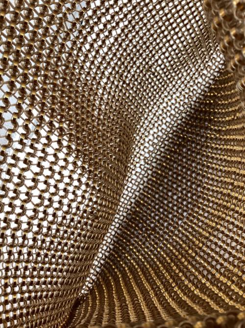 ANTEPRIMA（アンテプリマ）ANTEPRIMA (アンテプリマ) ワイヤーバッグ　トートバッグ ゴールドの古着・服飾アイテム