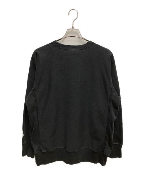 Champion（チャンピオン）Champion (チャンピオン) REVERSE WEAVE(R) ︎ Crew Neck Sweatshirt スウェット ブラック サイズ:SIZE Lの古着・服飾アイテム