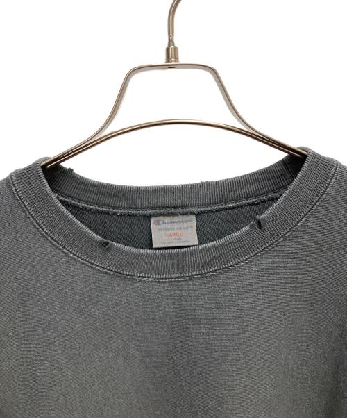 Champion（チャンピオン）Champion (チャンピオン) REVERSE WEAVE(R) ︎ Crew Neck Sweatshirt スウェット ブラック サイズ:SIZE Lの古着・服飾アイテム