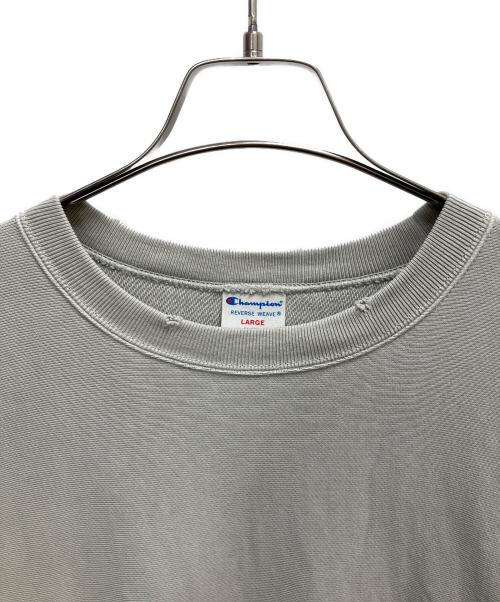 Champion（チャンピオン）Champion (チャンピオン) REVERSE WEAVE(R) ︎ Crew Neck Sweatshirt スウェット ベージュ サイズ:SIZE Lの古着・服飾アイテム