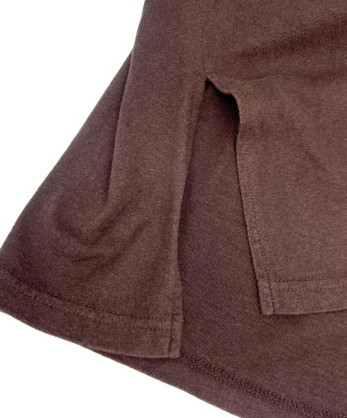 CLOTH&CROSS（クロスアンドクロス）CLOTH&CROSS (クロスアンドクロス) 妄想カフェ　半袖カットソー ブラウン サイズ:-の古着・服飾アイテム