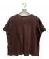 CLOTH&CROSS (クロスアンドクロス) 妄想カフェ　半袖カットソー ブラウン サイズ:-：8000円