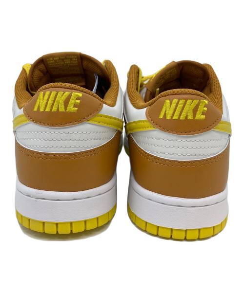 NIKE（ナイキ）NIKE (ナイキ) Dunk Low Retro ホワイト×ブラウン×イエロー サイズ:SIZE 28cm 未使用品の古着・服飾アイテム