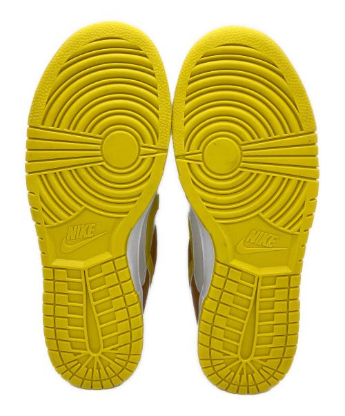 NIKE（ナイキ）NIKE (ナイキ) Dunk Low Retro ホワイト×ブラウン×イエロー サイズ:SIZE 28cm 未使用品の古着・服飾アイテム