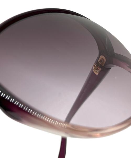 GUCCI（グッチ）GUCCI (グッチ) ラブリーハート サングラス パープル サイズ:62□13-120の古着・服飾アイテム